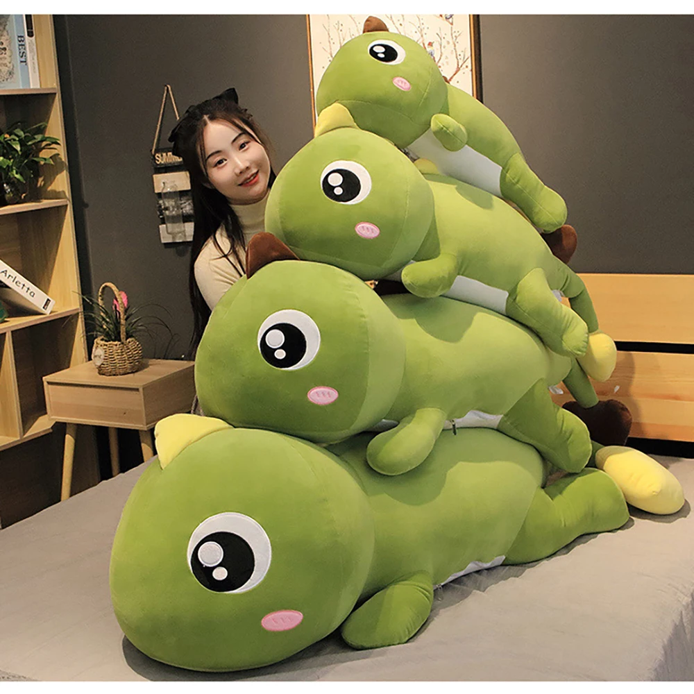 Dinosaurie gosedjur som lång kramkudde med kawaii-design i anime-stil, 60 cm 6 Dinosaurie gosedjur som lång kramkudde med kawaii-design i anime-stil, 60 cm - Bild 6