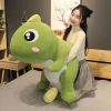 Dinosaurie gosedjur som lång kramkudde med kawaii-design i anime-stil, 60 cm