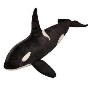 Haj gosedjur med naturtrogen svart späckhuggare (Orcinus orca) i stor modell, 50–130 cm 13 Haj gosedjur med naturtrogen svart späckhuggare (Orcinus orca) i stor modell, 50–130 cm