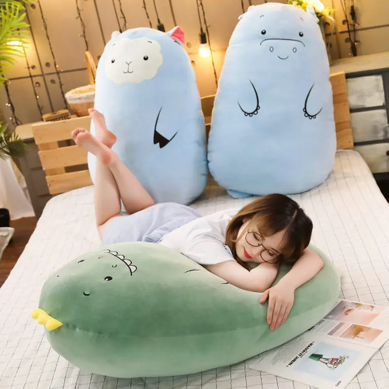 Dinosaurie gosedjur som stor kudde med söt fårdesign i kawaii-stil för alla hjärtans dag 4 Dinosaurie gosedjur som stor kudde med söt fårdesign i kawaii-stil för alla hjärtans dag - Bild 4