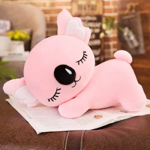 Koala gosedjur som plyschkudde, avslappnad tecknad stil, grå och rosa, 35–75 cm 15 Koala gosedjur som plyschkudde, avslappnad tecknad stil, grå och rosa, 35–75 cm