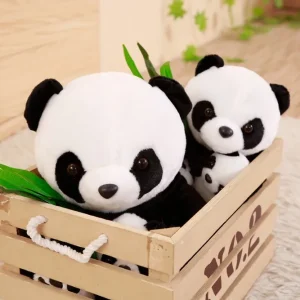 Sött panda gosedjur med mamma och son, present till barn, flickor och vänner 9 Sött panda gosedjur med mamma och son, present till barn, flickor och vänner