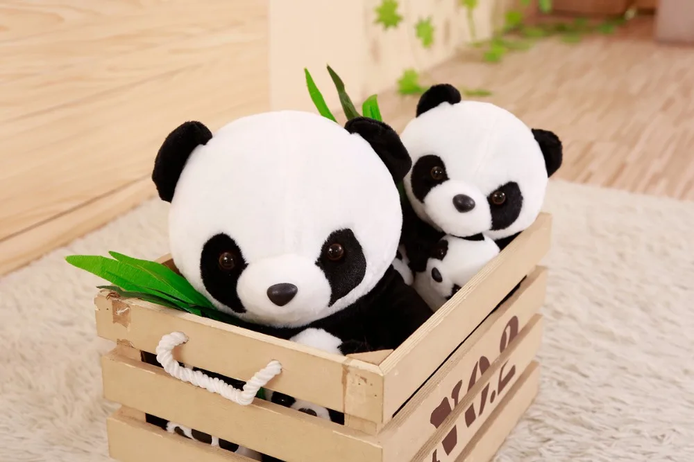 Sött panda gosedjur med mamma och son, present till barn, flickor och vänner 3 Sött panda gosedjur med mamma och son, present till barn, flickor och vänner - Bild 3