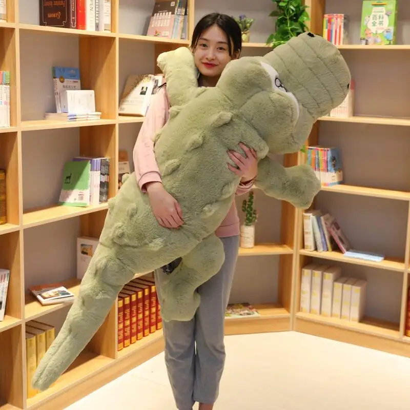 Crocodile gosedjur som mjuk liggande kudde i tecknad stil, present och leksak 2 Crocodile gosedjur som mjuk liggande kudde i tecknad stil, present och leksak - Bild 2