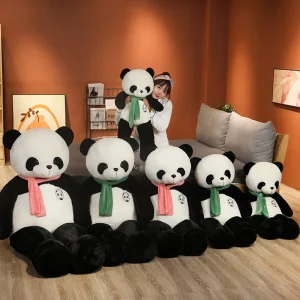 Sött, mjukt panda gosedjur för barn och som present till födelsedag eller jul, 100–120 cm 10 Sött, mjukt panda gosedjur för barn och som present till födelsedag eller jul, 100–120 cm
