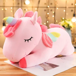 Enhörning gosedjur i kawaii-stil, stor hästkudde för barn och flickor, 25–100 cm 14 Enhörning gosedjur i kawaii-stil, stor hästkudde för barn och flickor, 25–100 cm