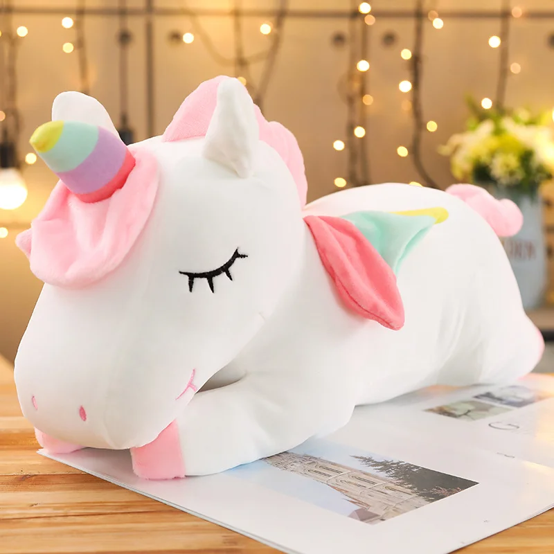 Enhörning gosedjur i kawaii-stil, stor hästkudde för barn och flickor, 25–100 cm 8 Enhörning gosedjur i kawaii-stil, stor hästkudde för barn och flickor, 25–100 cm - Bild 8
