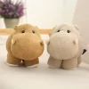 Elefant gosedjur, tecknad och mjuk, hippo flodhästfigur stoppad djurleksak, 20–35 cm