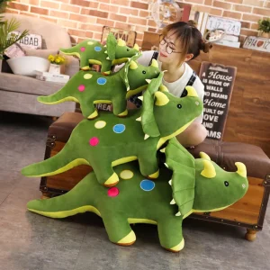 långt dinosaurie gosedjur i extra stor modell med mjuk och gosig känsla, 120 cm