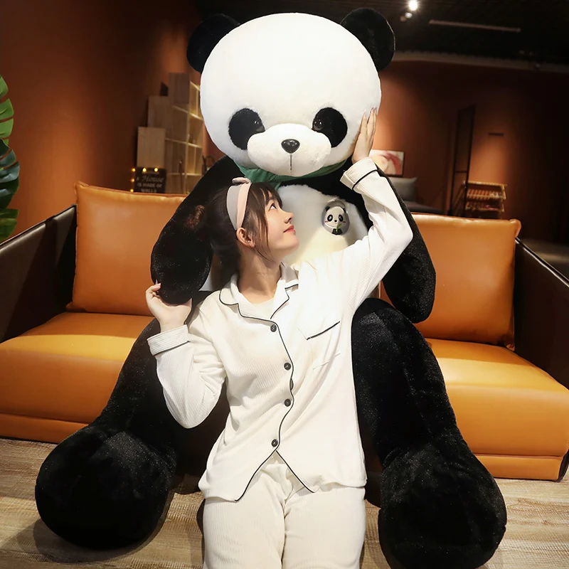 Sött, mjukt panda gosedjur för barn och som present till födelsedag eller jul, 100–120 cm 4 Sött, mjukt panda gosedjur för barn och som present till födelsedag eller jul, 100–120 cm - Bild 4