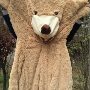 Mjukt björn gosedjur med jättestor teddybjörnsdesign, 100–200 cm, present för barn 11 Mjukt björn gosedjur med jättestor teddybjörnsdesign, 100–200 cm, present för barn