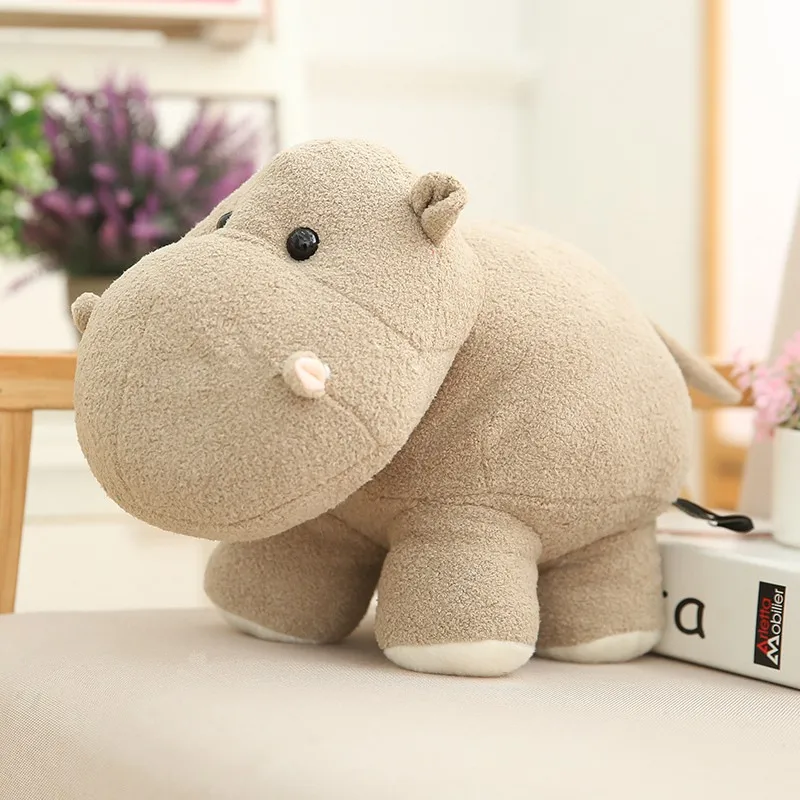 Elefant gosedjur, tecknad och mjuk, hippo flodhästfigur stoppad djurleksak, 20–35 cm 8 Elefant gosedjur, tecknad och mjuk, hippo flodhästfigur stoppad djurleksak, 20–35 cm - Bild 8