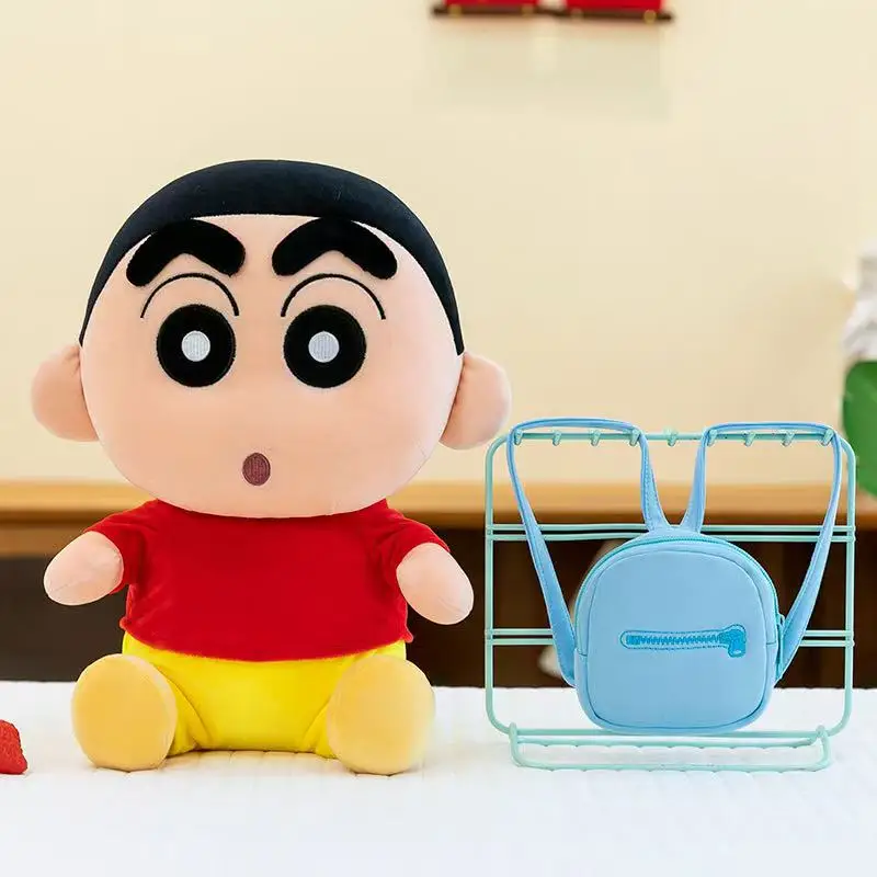 Crayon Shin Chan-ryggsäck med kawaii-docka i tecknad anime-stil, födelsedagspresent 2 Crayon Shin Chan-ryggsäck med kawaii-docka i tecknad anime-stil, födelsedagspresent - Bild 2