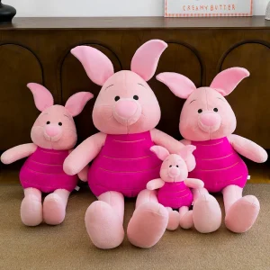 Piglet gosedjur som rosa plyschkudde med långa ben, söt tecknad stil, 55 cm 9 Piglet gosedjur som rosa plyschkudde med långa ben, söt tecknad stil, 55 cm