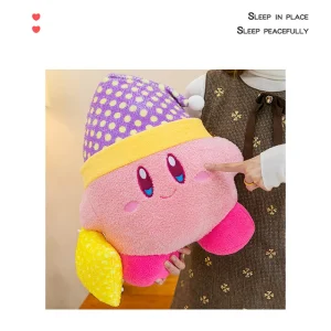 Rosa Kirby gosedjur, stor kramkudde med söt tecknad anime- och stjärndesign, 35–95 cm 12 Rosa Kirby gosedjur, stor kramkudde med söt tecknad anime- och stjärndesign, 35–95 cm