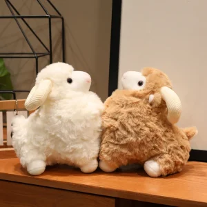 goat gosedjur i kawaii-stil med tecknad design, mjuk sovkompis och julklapp för barn 12 goat gosedjur i kawaii-stil med tecknad design, mjuk sovkompis och julklapp för barn