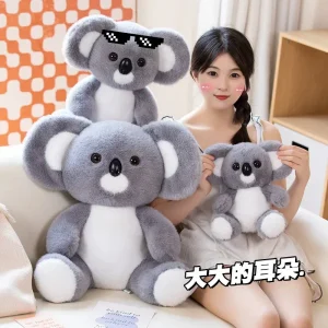 Sött, sittande Koala gosedjur med naturtrogen stil och australiskt tema, 25–35 cm