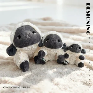 Valais Blacknose-får och lamm, mjuk kawaii-nyckelring som väskhänge med svart ansikte 9 Valais Blacknose-får och lamm, mjuk kawaii-nyckelring som väskhänge med svart ansikte