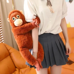 Alternative view of Naturtroget apa gosedjur som orangutang, 66 cm, extra mjukt i anime- och tecknad stil