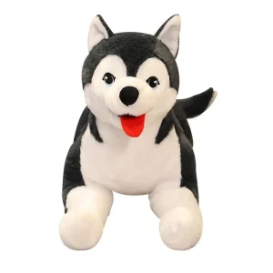 Kawaii husky som hund gosedjur, 65 cm, med simulationsinspirerad design för barn