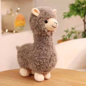 Alpaca gosedjur som mjuk kramkudde, soffkudde i kawaii-stil, plyschkudde, 30 cm