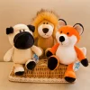 25 cm verklighetstrogna mjukisdjur med lejon, tiger, elefant, apa, giraff och tvättbjörn 32 25 cm verklighetstrogna mjukisdjur med lejon, tiger, elefant, apa, giraff och tvättbjörn