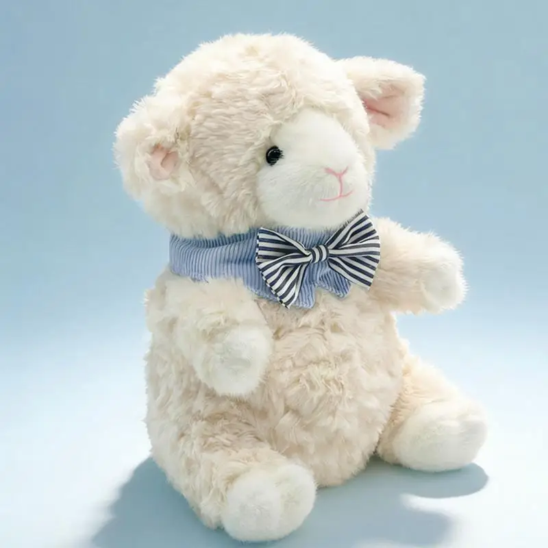 Kawaii får gosedjur som fluffig kramkudde med svart ansikte i tecknad stil, 22 cm 9 Kawaii får gosedjur som fluffig kramkudde med svart ansikte i tecknad stil, 22 cm - Bild 9