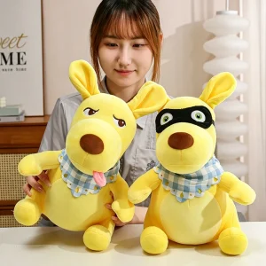 Känguru gosedjur med ögonmask – kawaii mjukisdjur i storlek 30–50 cm