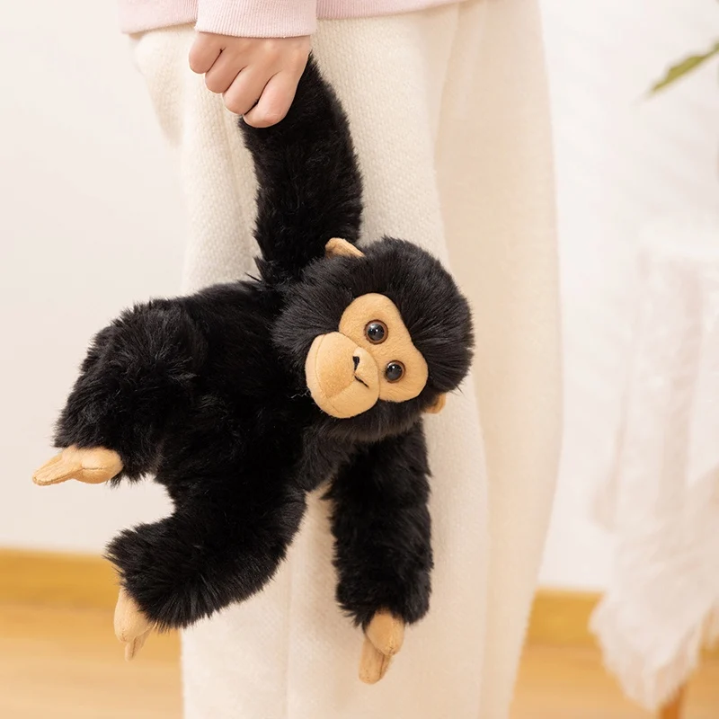 20 cm stort chimpanzee gosedjur i realistisk, tecknad stil som gorilladocka 3 20 cm stort chimpanzee gosedjur i realistisk, tecknad stil som gorilladocka - Bild 3