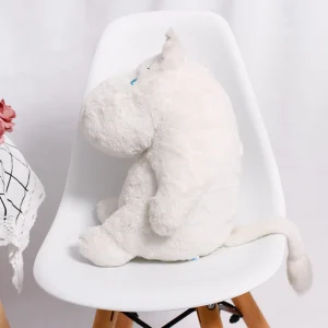 Anka gosedjur som ankakudde, söt och tecknad style, moominsfigur sittande stil, 25 cm