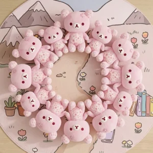 Rilakkuma björn gosedjur med körsbärsblommor, söt födelsedagspresent för barn, 40–50 cm 11 Rilakkuma björn gosedjur med körsbärsblommor, söt födelsedagspresent för barn, 40–50 cm