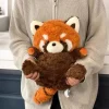 Panda gosedjur i tecknad stil med tvättbjörn, kramkudde för födelsedag, 25–35 cm 15 Panda gosedjur i tecknad stil med tvättbjörn, kramkudde för födelsedag, 25–35 cm