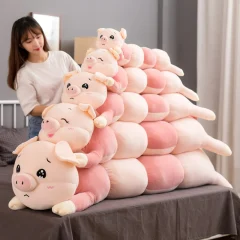 150 cm stort gris gosedjur, lång kramkudde i kawaii-stil med larvdesign, 12 stilar