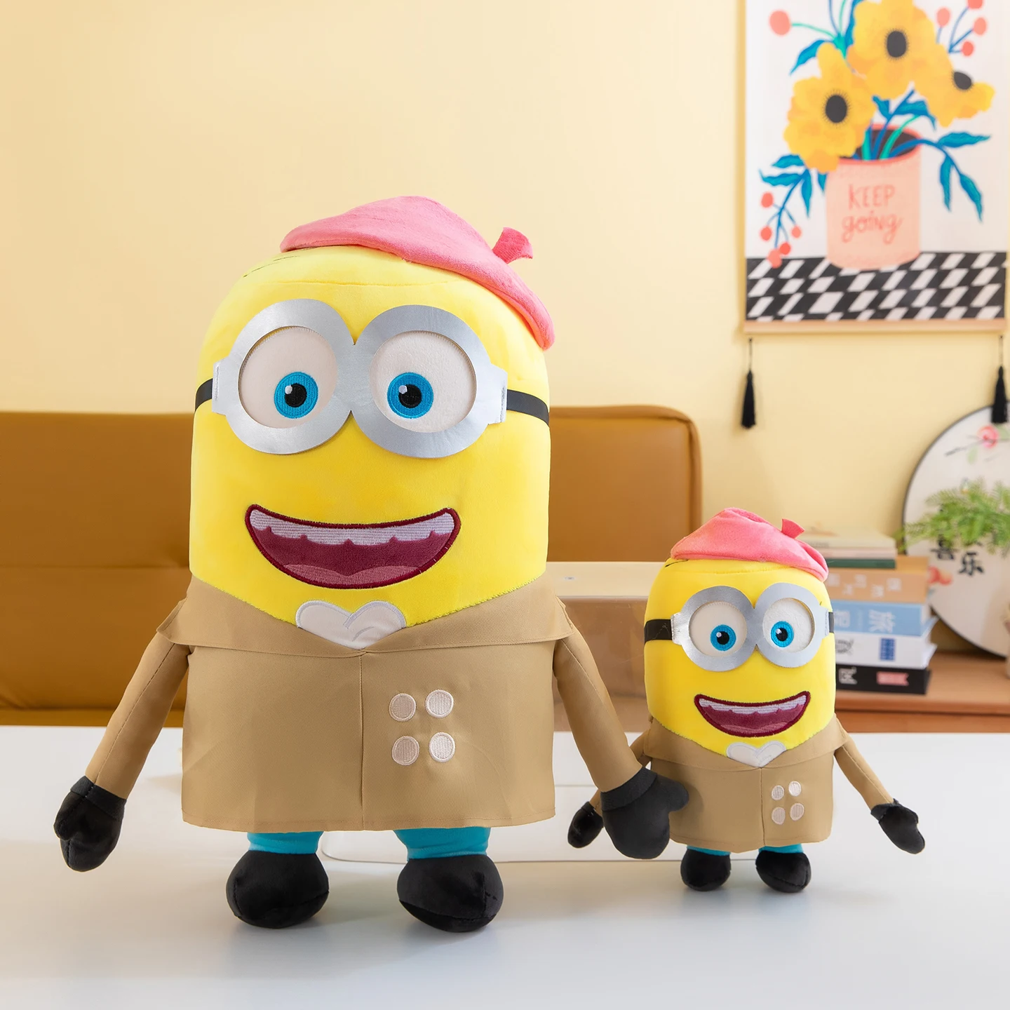 Minions gosedjur, söt mjuk figur i gult för barn och fans, som present och soffdekoration 3 Minions gosedjur, söt mjuk figur i gult för barn och fans, som present och soffdekoration - Bild 3