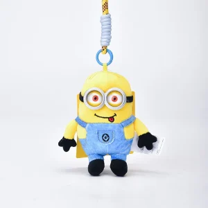 Minions tecknade plyschfigur som kawaii-nyckelring, hänge för ryggsäck och present 12 Minions tecknade plyschfigur som kawaii-nyckelring, hänge för ryggsäck och present