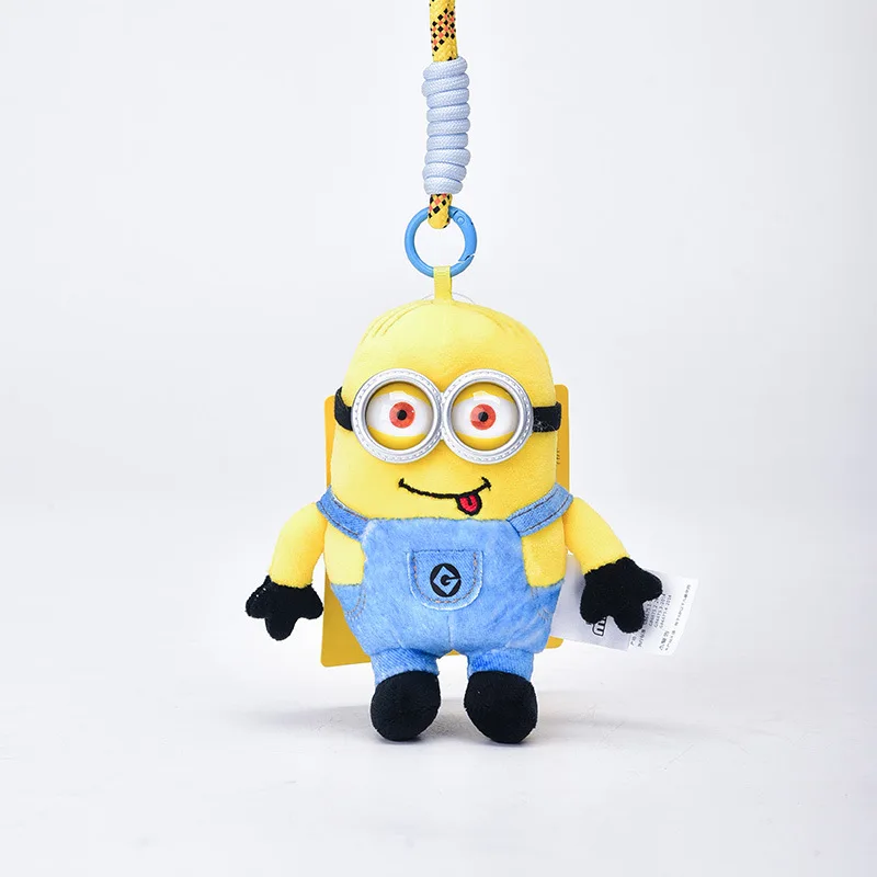 Minions tecknade plyschfigur som kawaii-nyckelring, hänge för ryggsäck och present 4 Minions tecknade plyschfigur som kawaii-nyckelring, hänge för ryggsäck och present - Bild 4