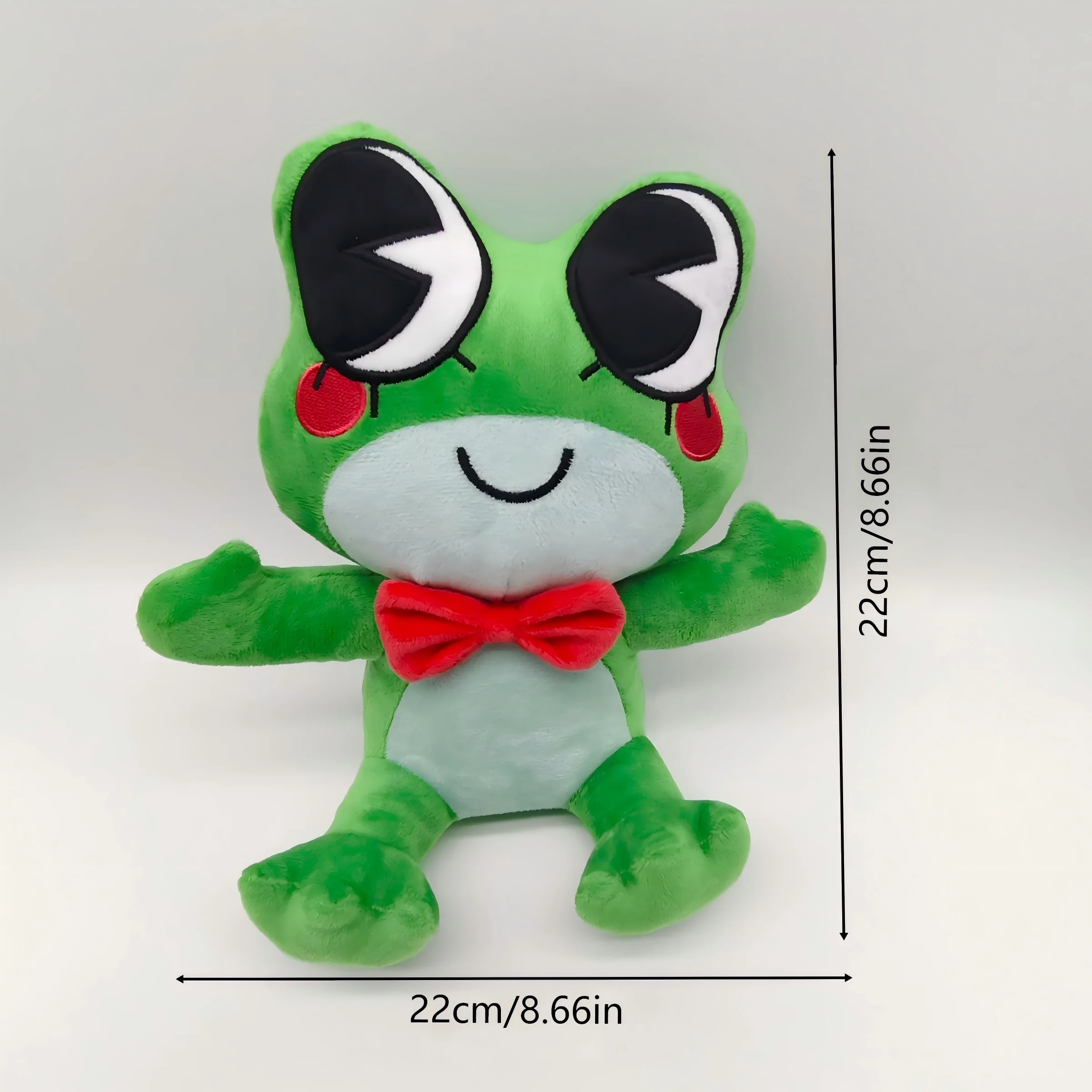 Groda gosedjur, söt och tecknad style, grön kawaii stil skrivbordsdekoration 6 Groda gosedjur, söt och tecknad style, grön kawaii stil skrivbordsdekoration - Bild 6