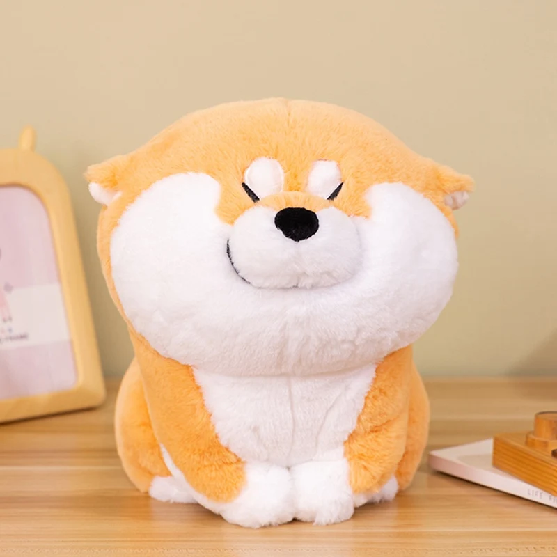 Sött Shiba Inu hund gosedjur som liggande kramkudde i tecknad stil, present till pojke 8 Sött Shiba Inu hund gosedjur som liggande kramkudde i tecknad stil, present till pojke - Bild 8