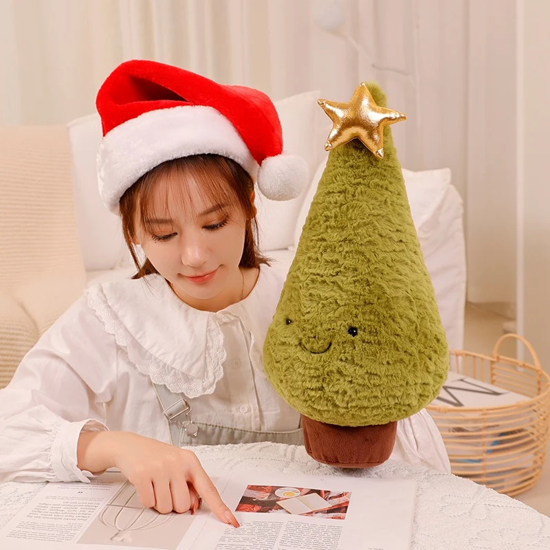 Hjort gosedjur, Christmas tree design och kawaii style, 30–50 cm 4 Hjort gosedjur, Christmas tree design och kawaii style, 30–50 cm - Bild 4