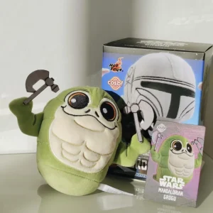 The Mandalorian och Grogu Cosbi-nyckelring i blind box med utdragbart snöre