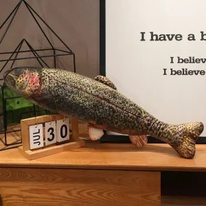 Carp gosedjur som mjuk plyschkudde med naturtrogen, skämtsam fiskdesign, 40–100 cm 26 Carp gosedjur som mjuk plyschkudde med naturtrogen, skämtsam fiskdesign, 40–100 cm