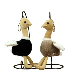 24 strutsdockor med hängfunktion, tecknad och naturtrogen design, 20 cm, zoopresenter
