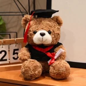 Björn gosedjur med doktorstema och examensmotiv i söt, rolig kawaii-stil, 16–25 cm 16 Björn gosedjur med doktorstema och examensmotiv i söt, rolig kawaii-stil, 16–25 cm