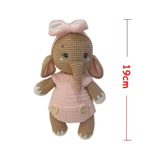 Lejon och elefant gosedjur, Amigurumi och kawaii, handgjord stickad stil handmade 53 Lejon och elefant gosedjur, Amigurumi och kawaii, handgjord stickad stil handmade
