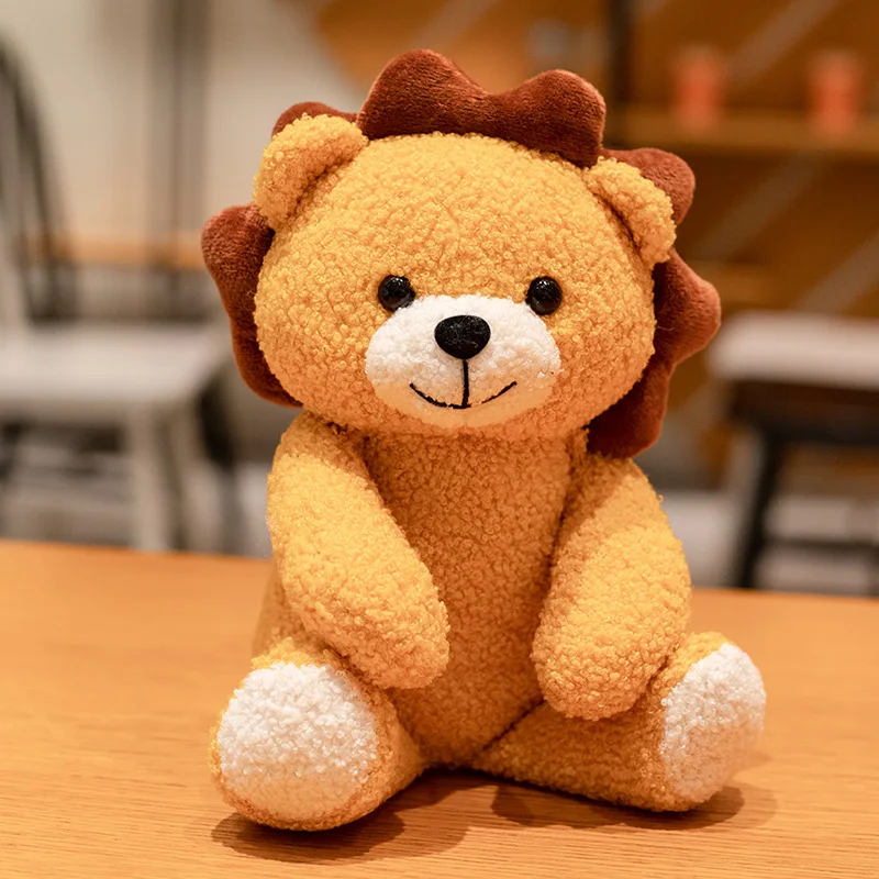 Kawaii kanin gosedjur som kaninkudde med björn, apa och lejon i cartoonstil 7 Kawaii kanin gosedjur som kaninkudde med björn, apa och lejon i cartoonstil - Bild 7
