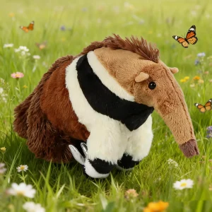 Anteater gosedjur med naturtrogen skogslook, gulligt uttryck och storlek, 22 cm 8 Anteater gosedjur med naturtrogen skogslook, gulligt uttryck och storlek, 22 cm
