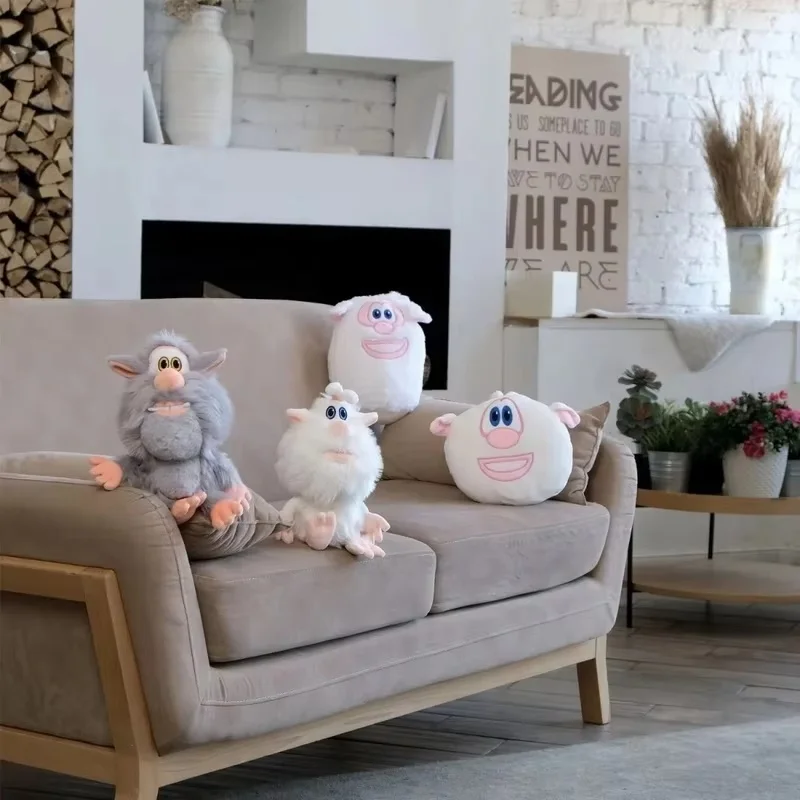 Booba, 30 cm mjuk och fluffig tecknad animefigur för skrivbordet och som sovkudde 5 Booba, 30 cm mjuk och fluffig tecknad animefigur för skrivbordet och som sovkudde - Bild 5