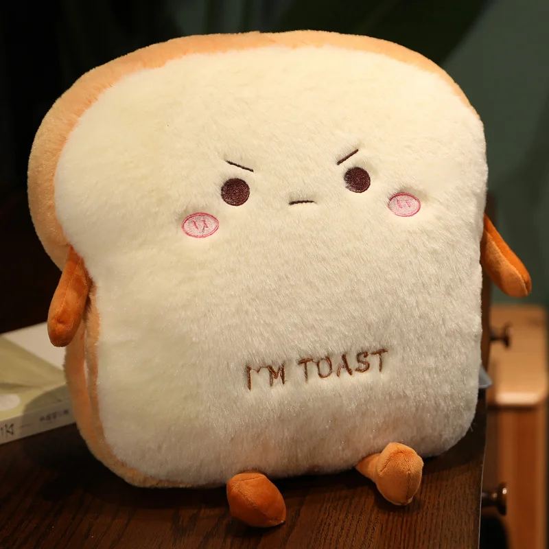 Mjuk kramkudde och gosedjur i form av toast, 35 cm, för barn, lek och inredning 9 Mjuk kramkudde och gosedjur i form av toast, 35 cm, för barn, lek och inredning - Bild 9