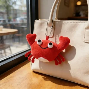 Kawaii-nyckelring med hummer- eller krabbmotiv, hänge för ryggsäck, väska och fest 10 Kawaii-nyckelring med hummer- eller krabbmotiv, hänge för ryggsäck, väska och fest
