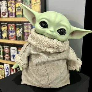 Star Wars Yoda gosedjur Baby Grogu, söt samlarfigur från The Mandalorian, 17–28 cm